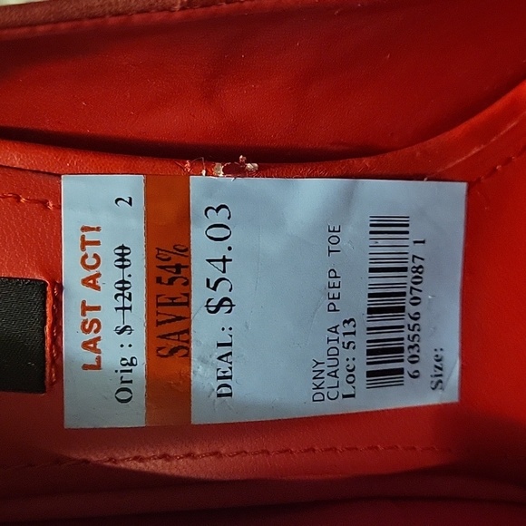 DKNY Red heels - Picture 3 of 3